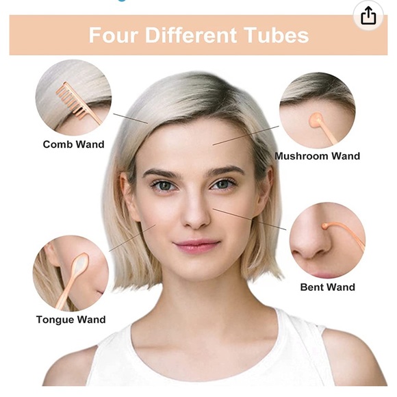 High Frequency Facial Machine - High Frequency Facial Wand, Device for Skin Care - Picture 3 of 9